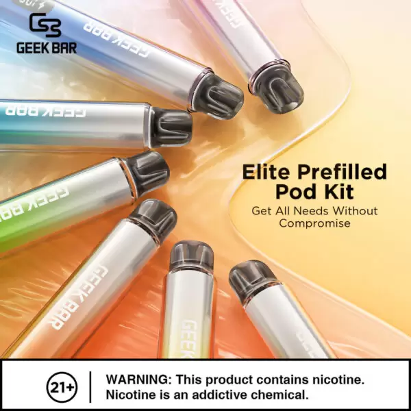 Geek Bar Elite Prefilled Pod Kit 菁英一次性拋棄式電子煙