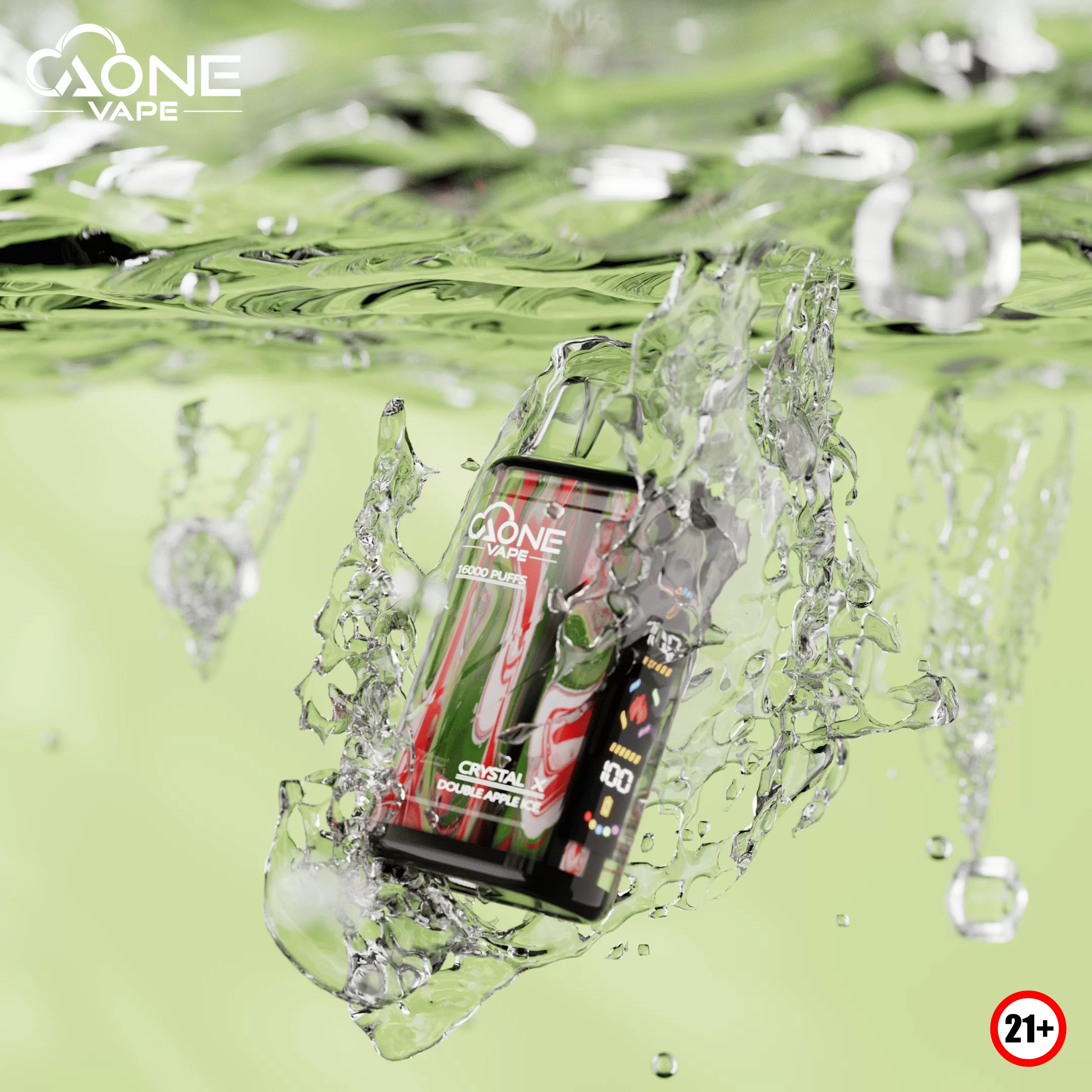 AONE VPAE CRYSTAL X 水晶 16000口Puffs 一次性拋棄式電子煙